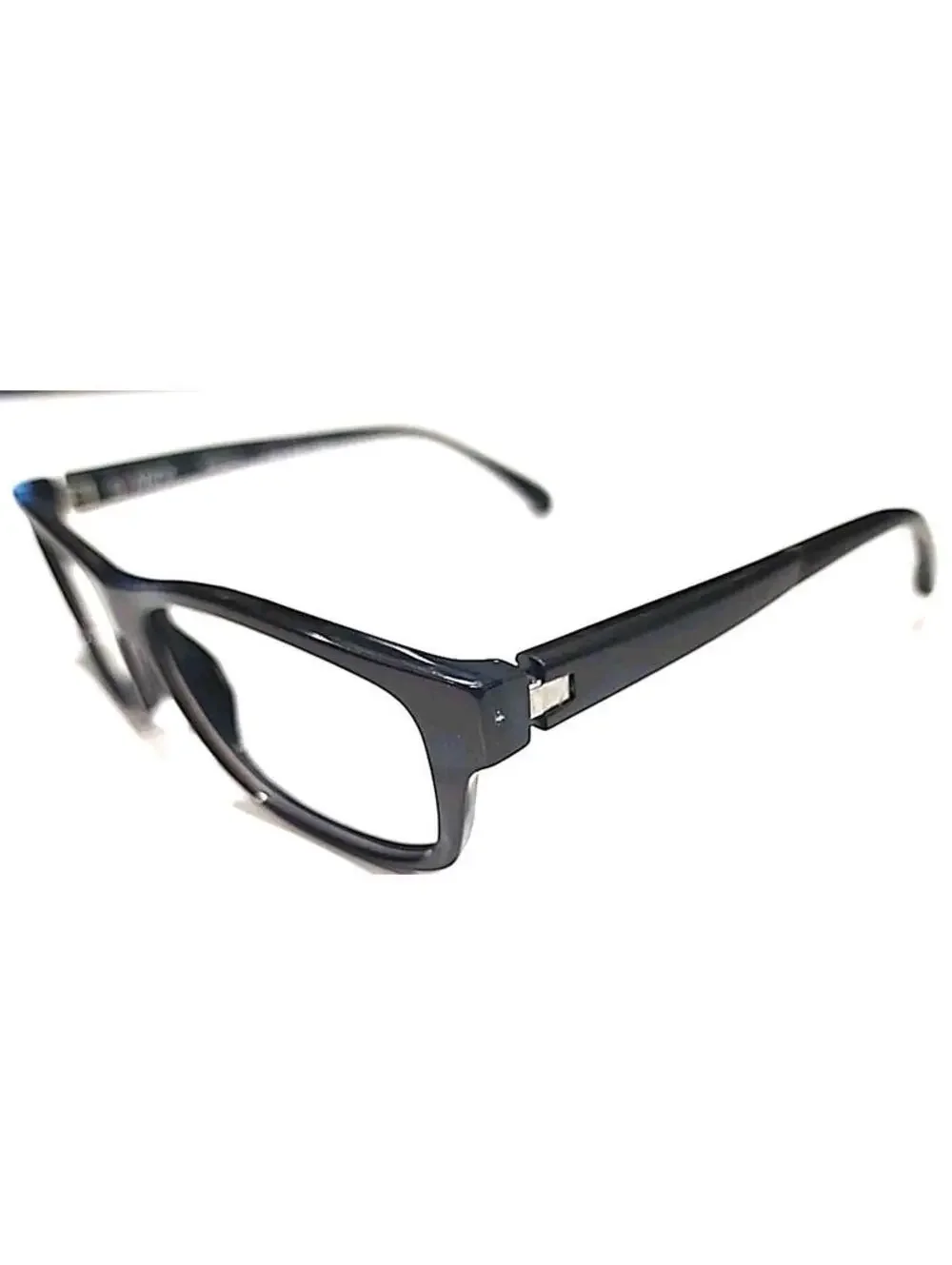 Mikli Starck Biocity PL1105 Crack Arm Brown Rectangle Eyeglasses 56-17 140 Read